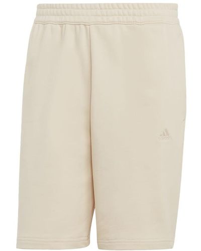 adidas All Szn French Terry Shorts - Natural