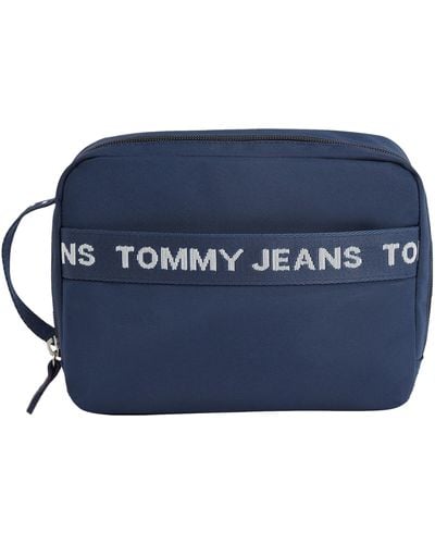 Tommy Hilfiger Tjm Essential Nylon Washbag Voor Andere Slg - Blauw
