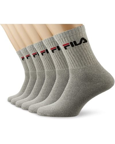 Fila Sport Socks 6er-Pack F9505z Calze - Grigio