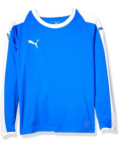 PUMA Liga Long Sleeve Jersey Youth - Blue