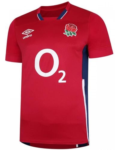 Umbro England 2021/22 Rugby Union Jersey Shirt Rot