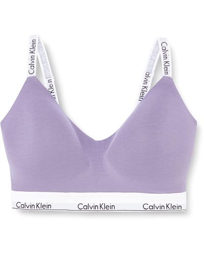 Calvin Klein Soutien-Gorge Brassière Light Lined Bonnets Moulés - Violet