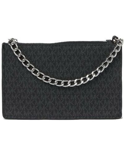 Michael Kors Brown Mk Signature Fanny Pack Belt Bag - Black