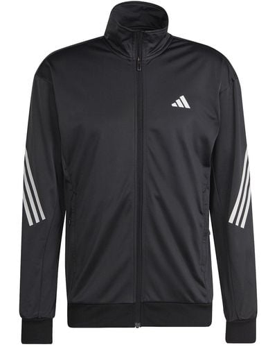 adidas 3-Stripes Knit Tennis Jacket Chaqueta - Negro