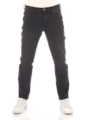 Wrangler Jeans Texas Slim Fit Jeanshose Hose Denim Stretch Baumwolle Schwarz W30-W44 - Grau