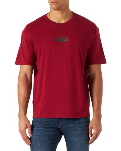 Wrangler Small Box Tee Shirt - Red