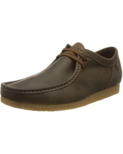 Clarks Shacre Wallabee Ii Run Sneakers Voor - Zwart