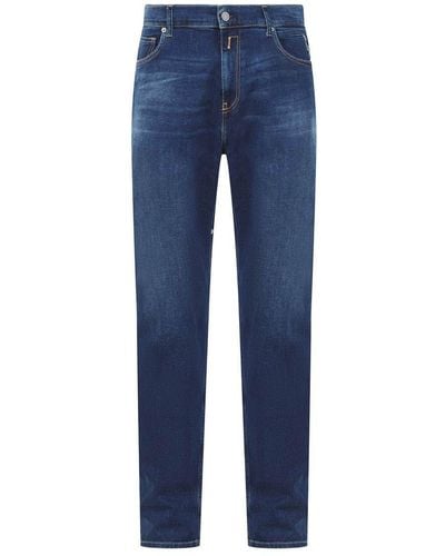Replay Jeans Sandot Tapered-Fit aus Comfort Denim - Blau