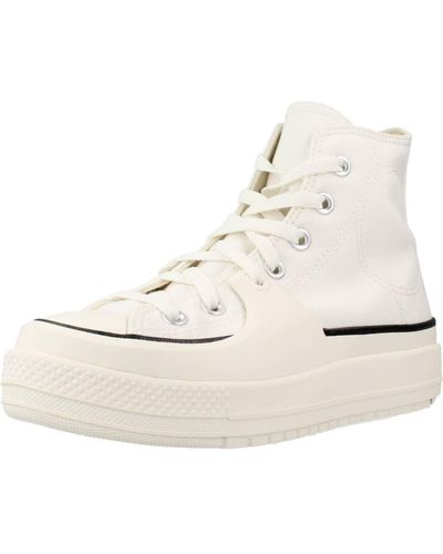 Converse Chuck Taylor All Star Construct in White | Lyst UK