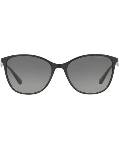 Emporio Armani Ea4073 Cat Eye Sunglasses - Black