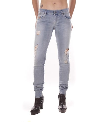 DIESEL Grupee R51Y8 Jeans Hose Slim Skinny - Blau