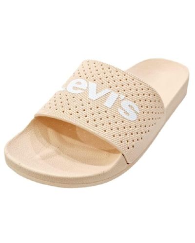 Levi's June Perf S Flat Sandal - Black