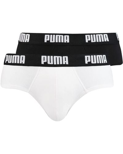 PUMA Slips Briefs Unterhosen 521030001 2er Pack - Schwarz