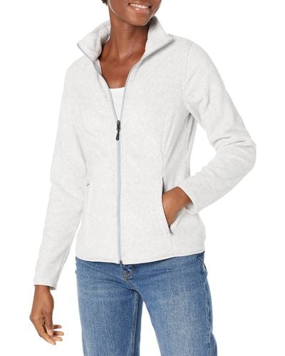 Amazon Essentials Full-zip Polar Fleece Jacket-discontinued Colors - White