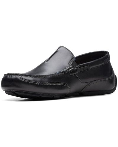 Clarks Markman Seam Driving Style Loafer - Black