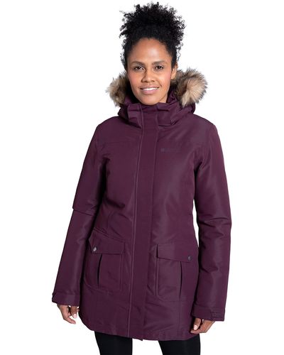 Mountain Warehouse Tarka S Winter Jacket -long - Purple