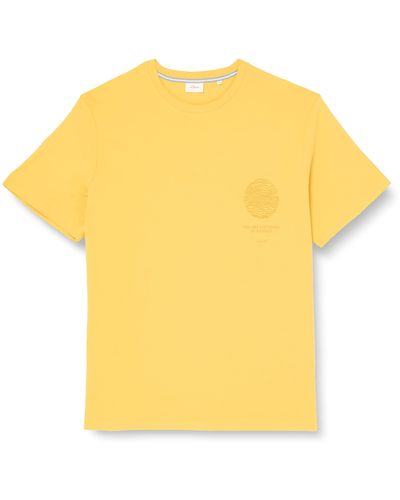 S.oliver Big Size T-shirt T Shirt kurzarm - Gelb