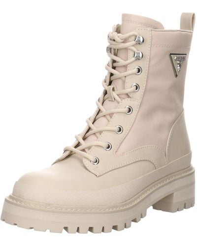 Guess Bada Ankle Boots - Natural