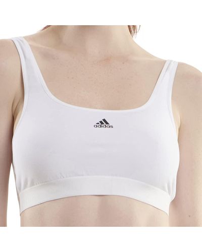 adidas Sports Underwear Crop Bra Bustier - Blanc