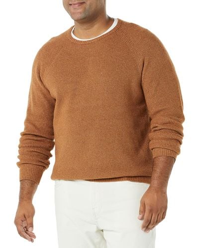 Amazon Essentials Long-sleeve Crewneck Sweater - Brown