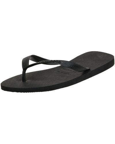 Havaianas , Adults, Brasil Logo, Flip Flop, New Graphite, 7.5/8 Uk - Black