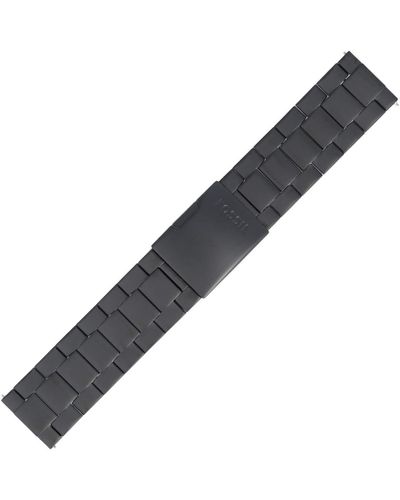 Fossil Bracelet de Montre 24mm Acier Inoxydable Noir JR-1401 | LB-JR1401 - Gris