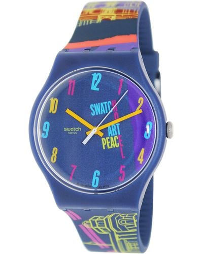 Swatch SUOZ160 Armbanduhr - Blau