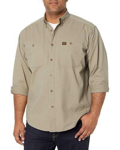 Wrangler Riggs Workwear Logger Twill Long Sleeve Work Shirt - Mehrfarbig