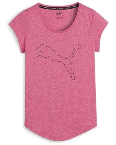 PUMA S Performance Cat Tee T-shirt - Pink