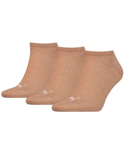 PUMA 3 Paar Sneaker Invisible Socken Gr. 35-49 für Füßlinge - Natur