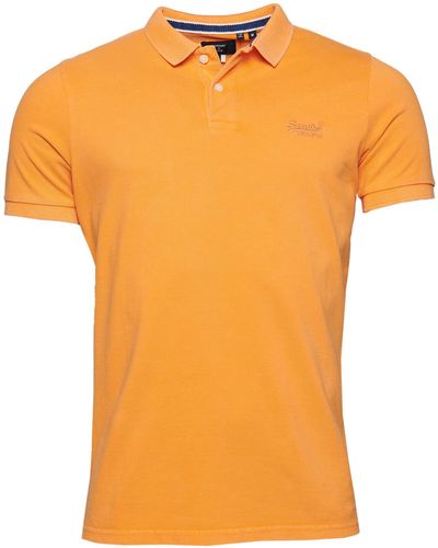 Superdry Poloshirt Voor - Oranje
