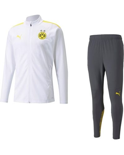 PUMA Borussia Dortmund Trainingsanzug Fanartikel 2021/22 - Blau