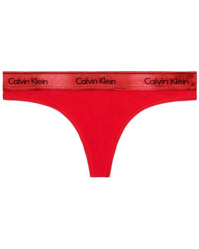 Calvin Klein Thong 449e 000qf7449e - Red