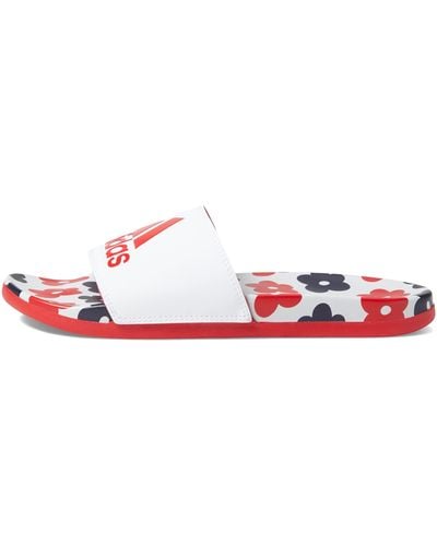 adidas Adilette Comfort Slides Sandal - Rot