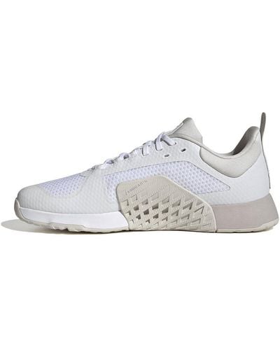 adidas Sdropset 2 Training Shoes Trainers White/greone 12