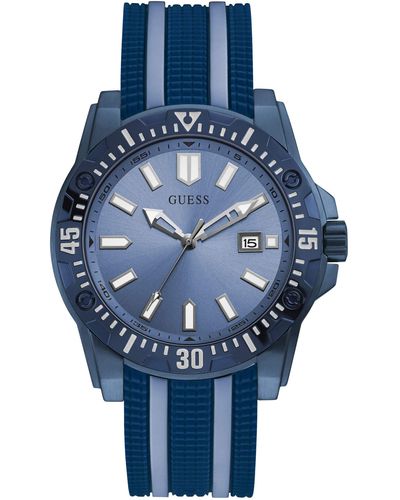Guess Analog-Digital Automatic Uhr mit Armband S0372024 - Blau