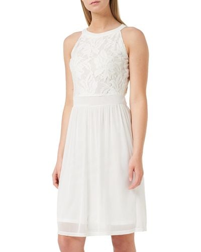S.oliver Kleid kurz Offwhite 42 - Weiß