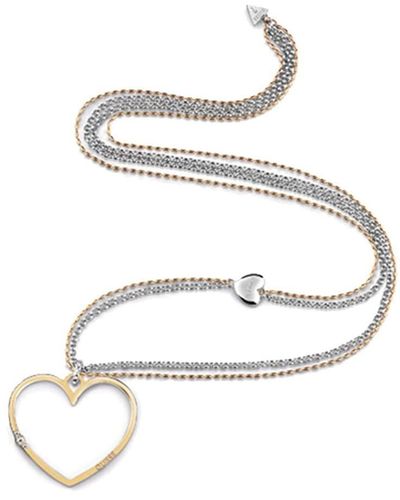 Guess Unchain My Heart Halsketting Ubn78073 - Wit