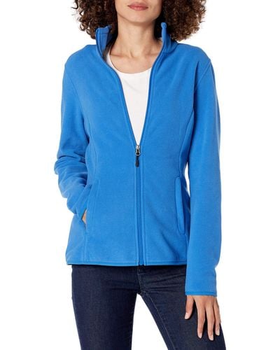Amazon Essentials Classic-fit Long-sleeved Full Zip Polar Soft Fleece Jacket - Blue