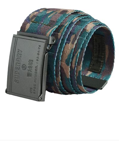 Superdry Webbing Belt Ceinture - Bleu