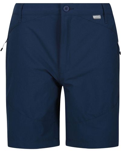 Regatta S Highton Active Stretch Durable Long Shorts - Blue
