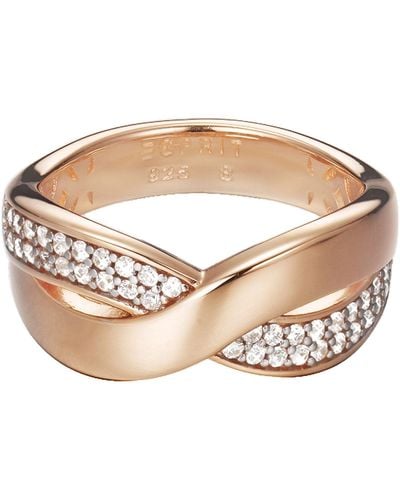 Esprit Ring 925 Sterling Silber Zirkonia Vibrant Gr.53 - Mehrfarbig