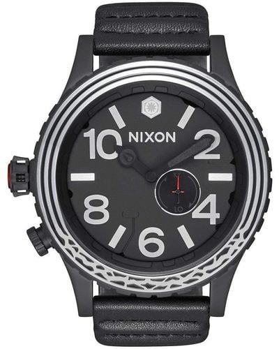 Nixon Star Wars S Analogue Swiss Quartz Watch With Leather Bracelet A1063sw2444 - Black