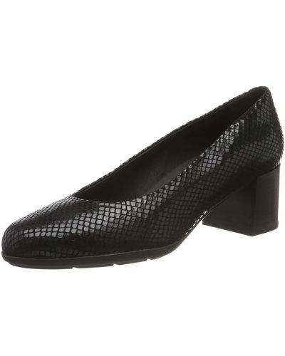 Geox D New Annya Mid A Closed Toe Heels - Black