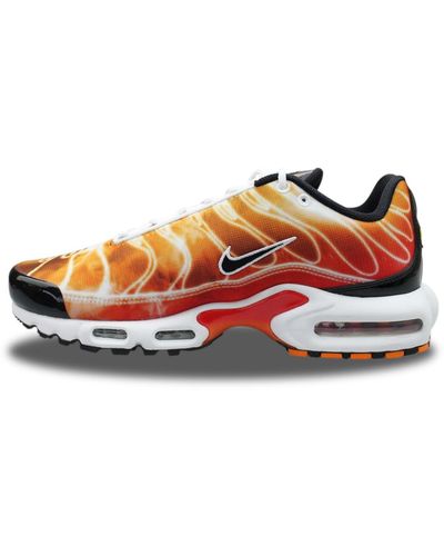 Nike Air Max Plus Og Mens Fashion Trainers In Red Black - 8.5 Uk