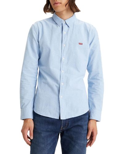 Levi's Ls Battery Hm Shirt Slim Vrijetijdshemd - Blauw