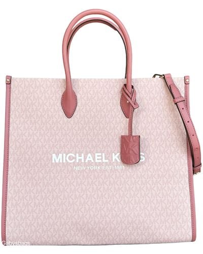Michael Kors Mirella Signature MK Tragetasche - Pink
