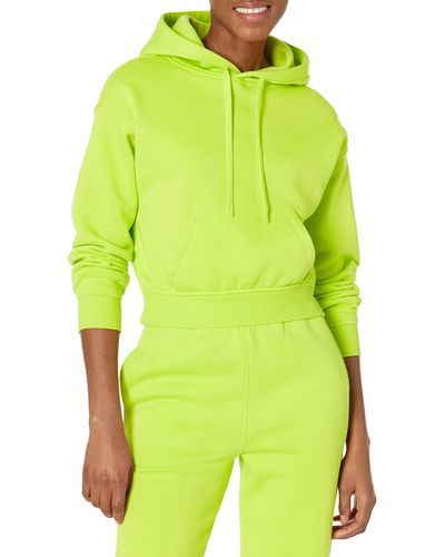 Amazon Essentials Crop Hoodie Sweatshirt - Green
