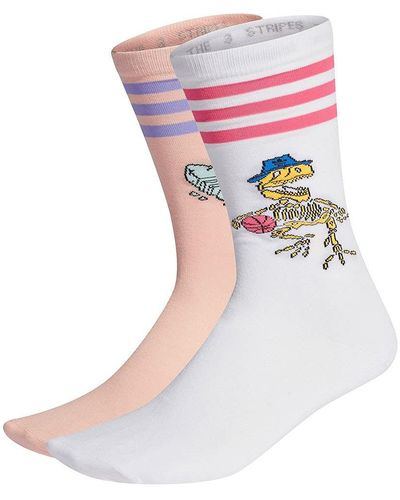 adidas Fun Graphic Lot de 2 paires de chaussettes - Multicolore