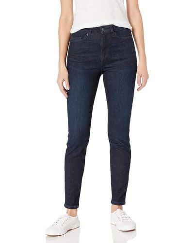 Amazon Essentials Jeans Skinny a Vita Alta Donna - Blu